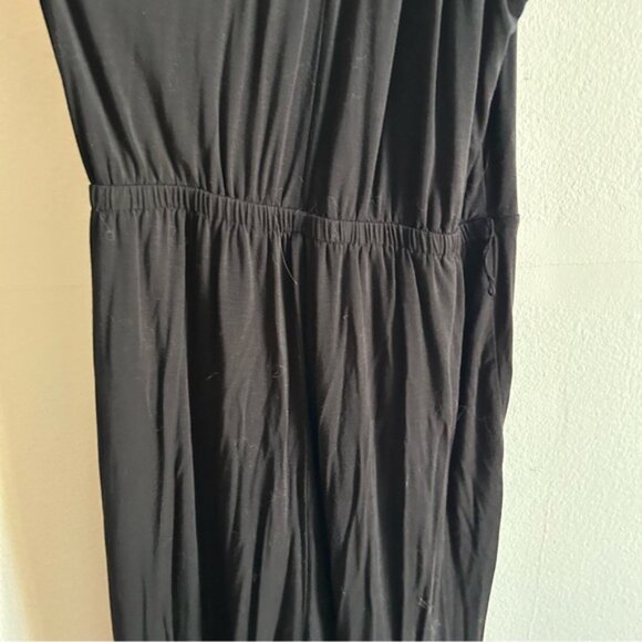 Anthropologie Maeve Sz M Black Relaxed Halter Jumpsuit - Picture 9 of 11
